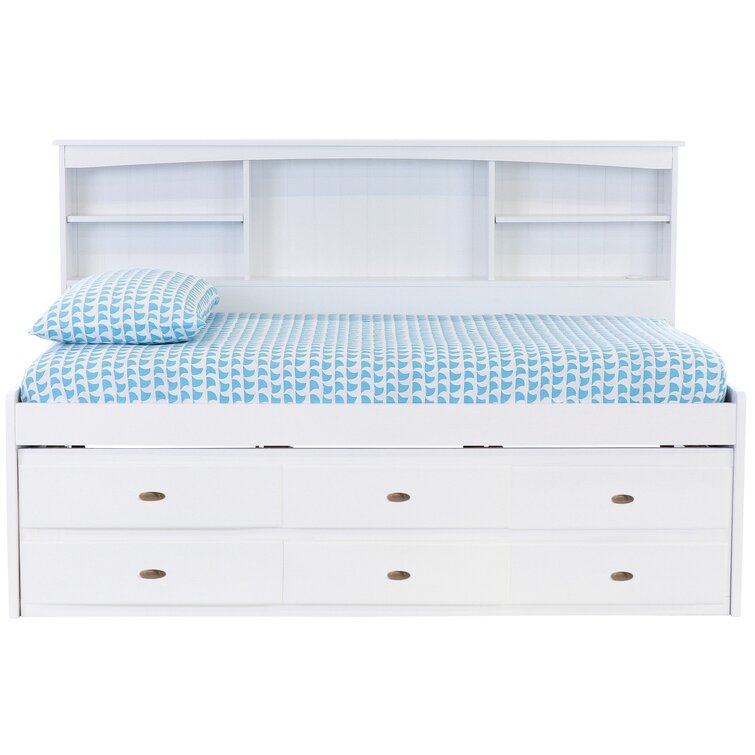 Kids white full outlet bed